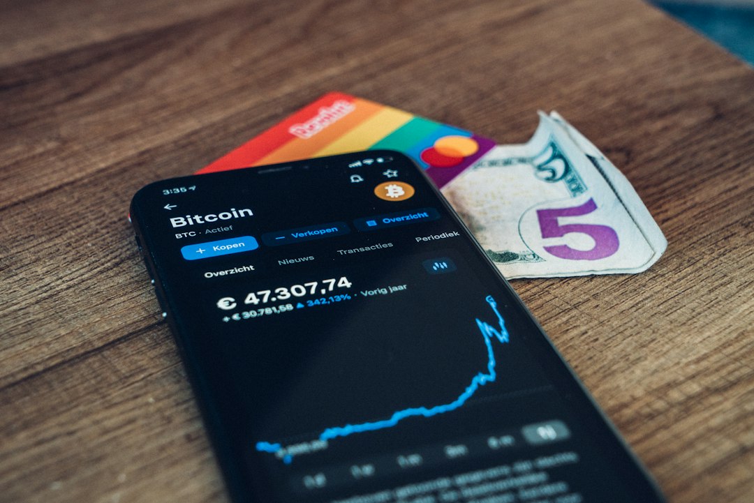 Bitcoin purchase on smartphone